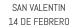 SAN VALENTIN 14 DE FEBRERO